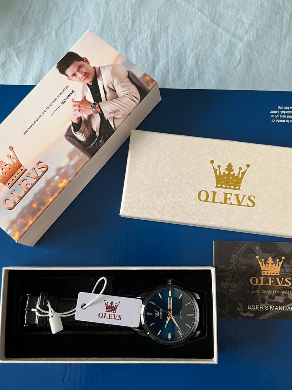 Men's Olevs Business Dress Quartz Watch.